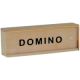 Joc educativ, Domino mini in cutie de lemn, Goki 446609